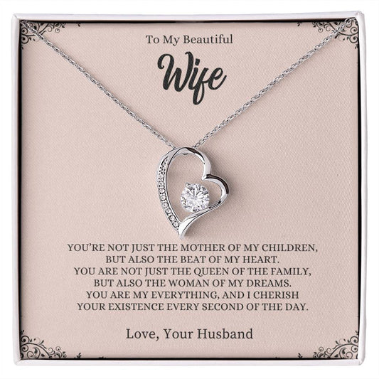 To My Beautiful Wife | You Are My Everythng - Forever Love Necklace